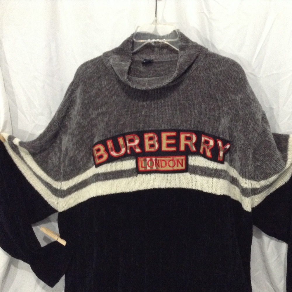 BURBERRY LONDON SWEATER Large Logo